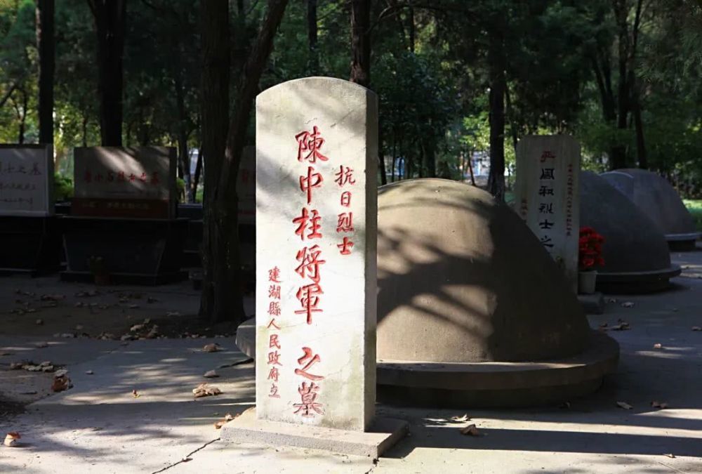 于右任,吴铁城,陈果夫等人参加,会上追赠陈中柱为中将军衔,并出版纪念