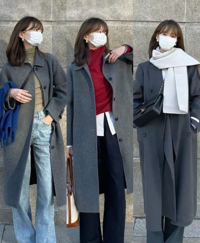 这是我见过最会穿深色系衣服的女生简单耐看每一套都美翻了