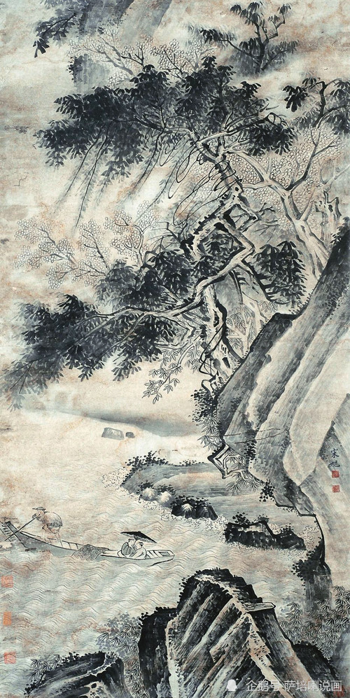 思乡情切风雨兼程宋旭绘思归图