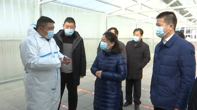副市长怀颖来我县调研指导疫情防控工作