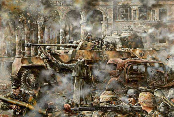 正义胜利苏联红军攻克柏林战争狂人饮弹自尽