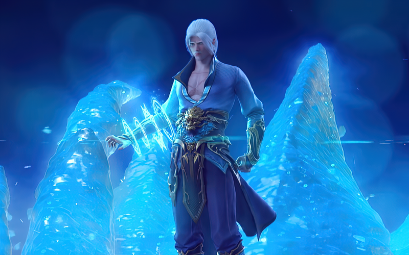 斗破苍穹三年之约大结局,萧炎与两位美人相拥,海波东有斗帝格局_腾讯