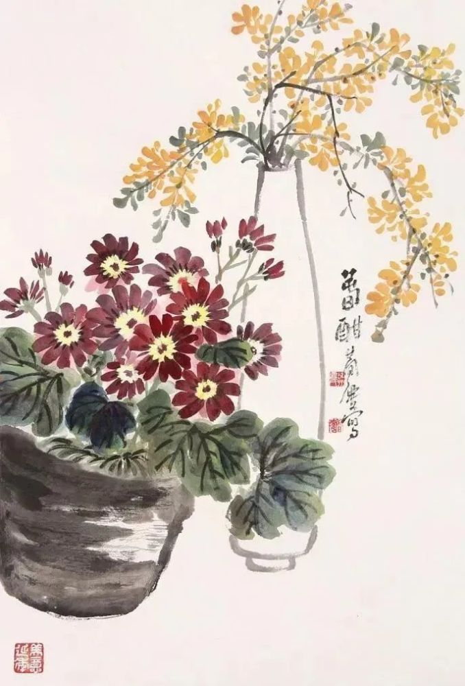 这小写意的花卉,妩媚动人,惹人喜爱!_腾讯新闻