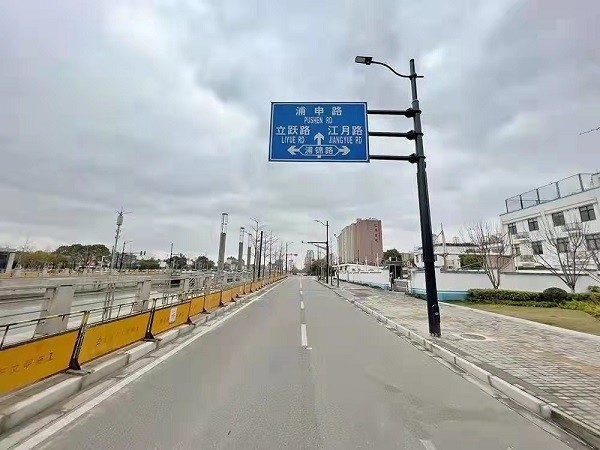 架空线入地合杆整治闵行浦锦街道这些道路焕然一新