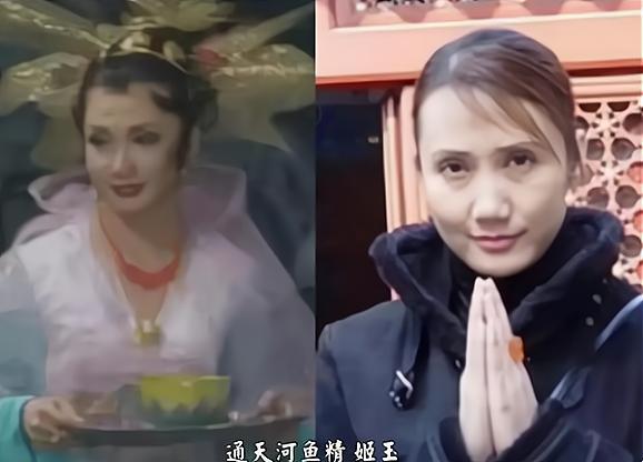 《西游记》美女今昔对比图,白骨精满头白发,嫦娥依旧端庄美丽