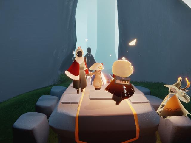 光遇一个小技巧让你提前体验深渊季矮人水中烧花不自闭