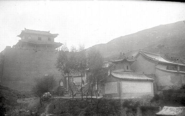 1907年山西忻州关隘建筑老照片一片萧索的雁门关与石岭关