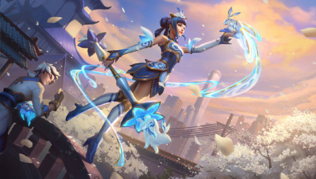 英雄联盟官方分享拉克丝至臻原画绘制过程