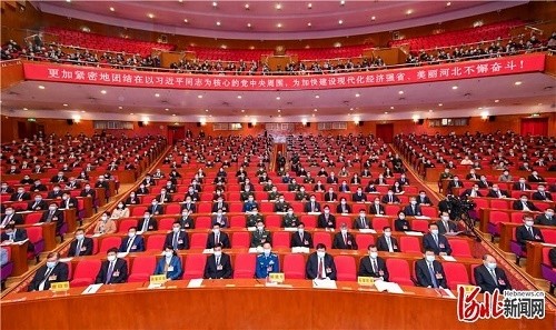 1月17日上午,河北省第十三屆人民代表大會第五次會議在省會河北會堂