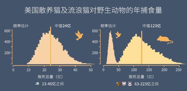 了統計和預估,從公佈的數據看,在英國流浪貓每年能捕殺1億隻野生動物