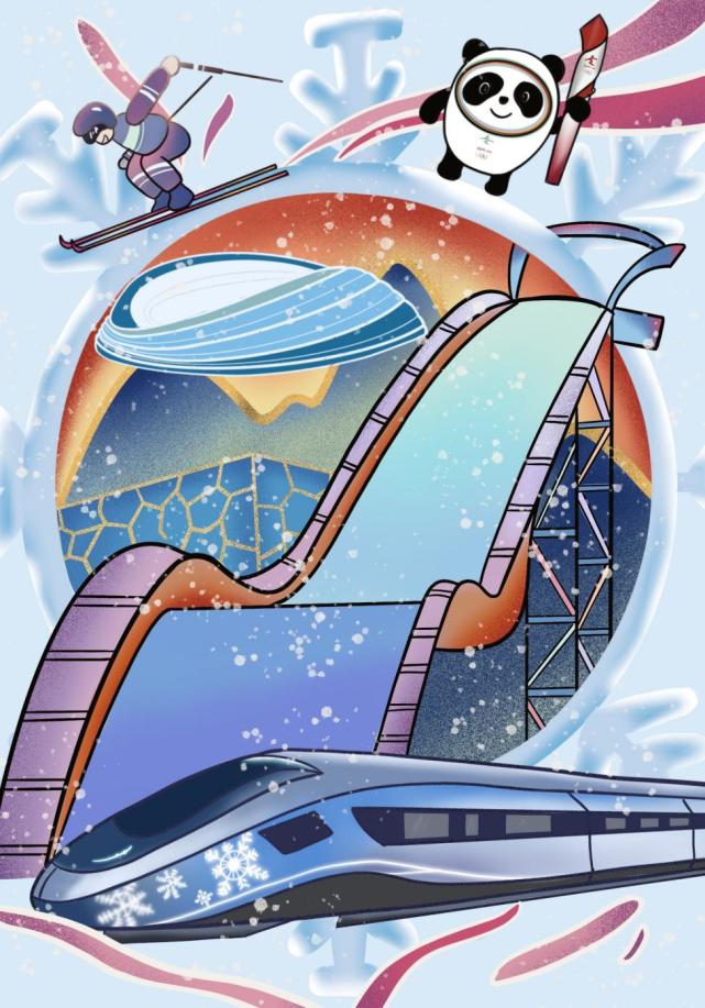 国家速滑馆"冰丝带",是冬奥会北京赛区标志性场馆和唯一新建冰上竞赛