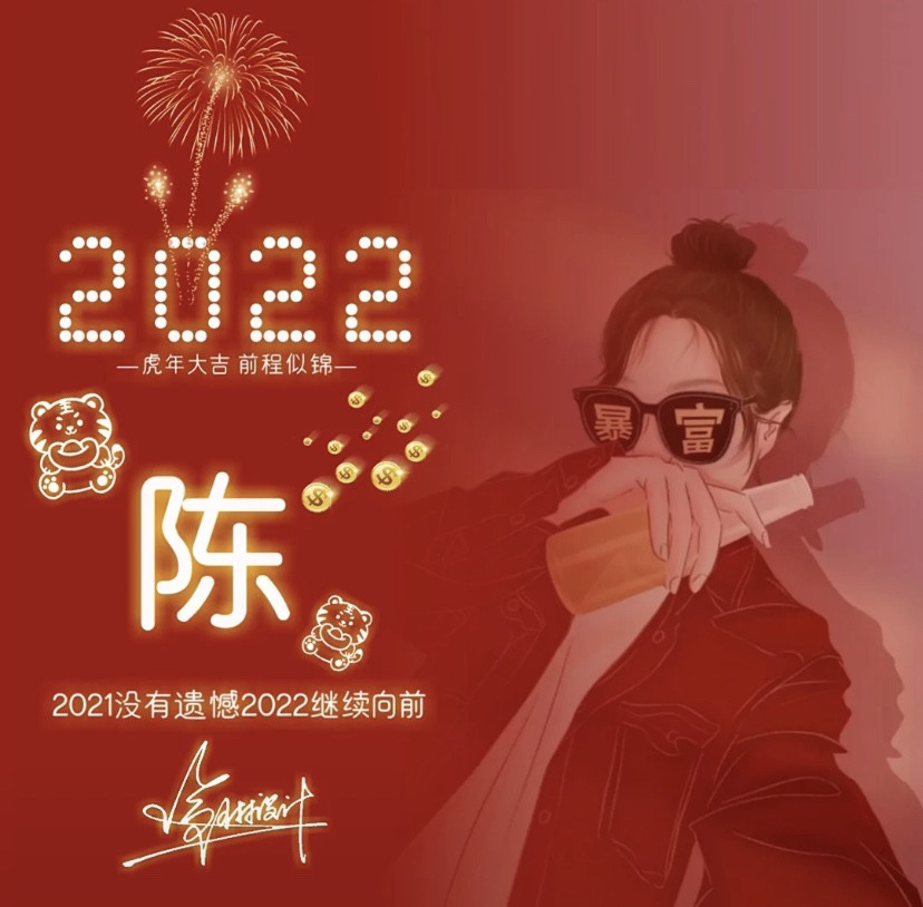 wechat新年姓氏头像20