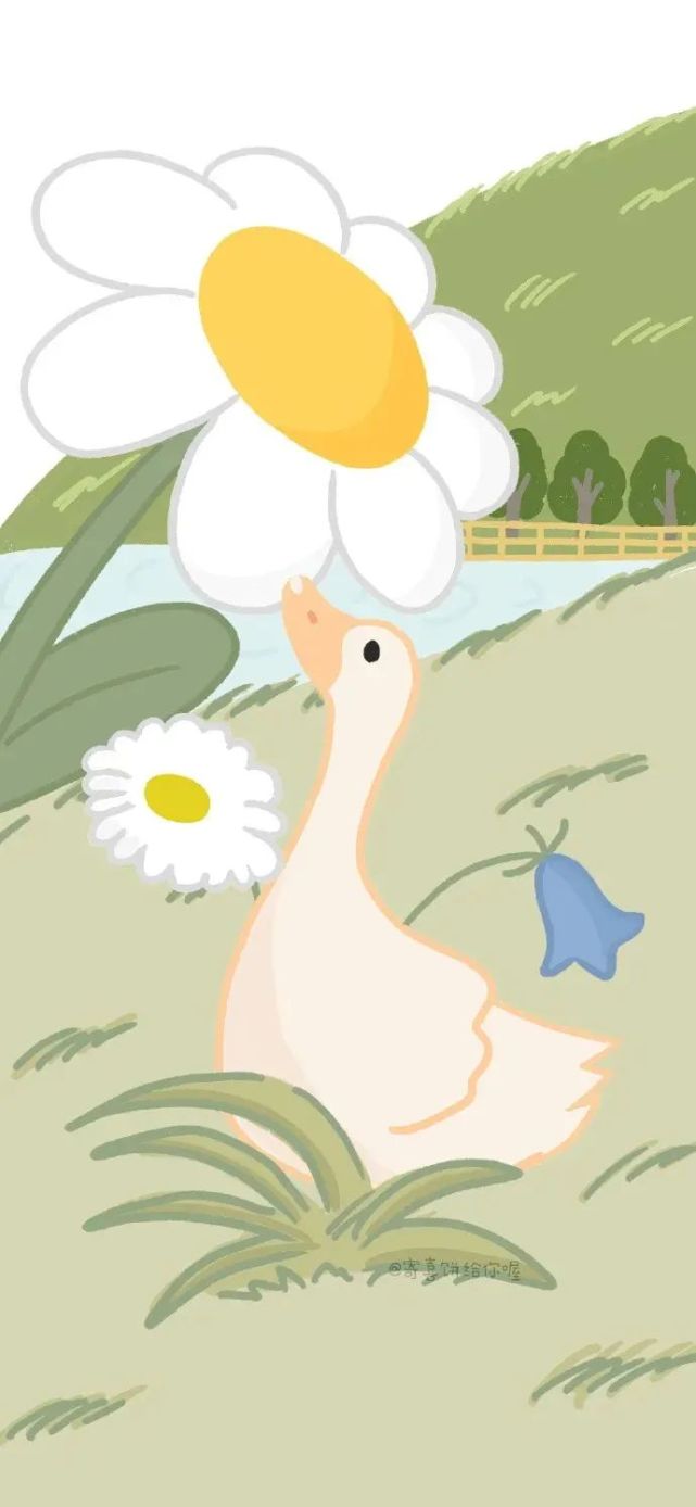 手机壁纸超好看的大黄鸭壁纸