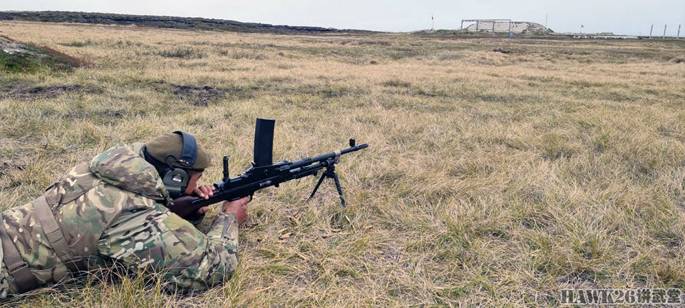 英国福克兰群岛自卫军实弹训练全是经典型号久违布伦机枪亮相