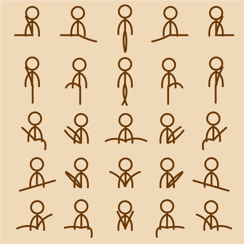 火柴人简笔画全集更新到200个