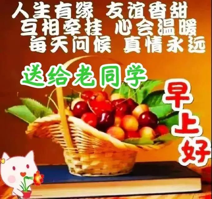 中老年表情包人生有缘友谊香甜