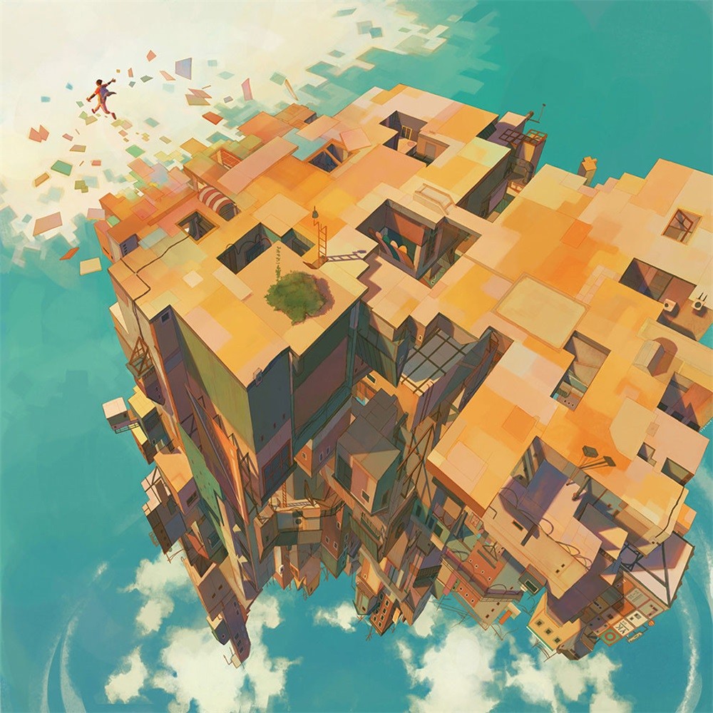 写实画风9款广角镜头的日常插画