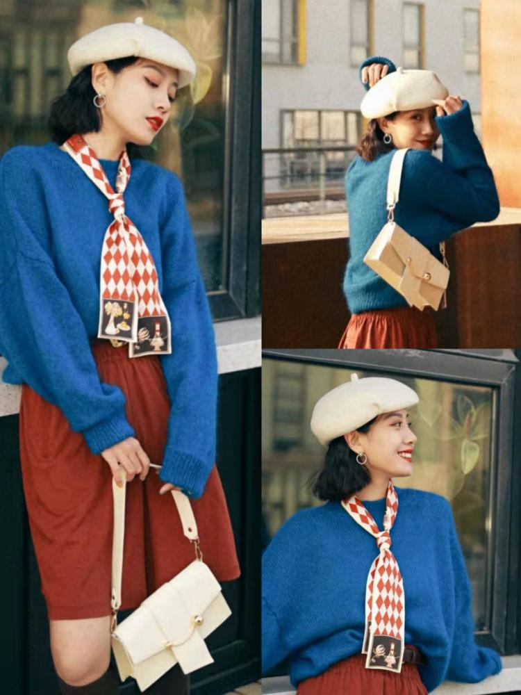 如何把控红蓝撞色穿搭,一起来看看大家都是怎么搭配的吧!