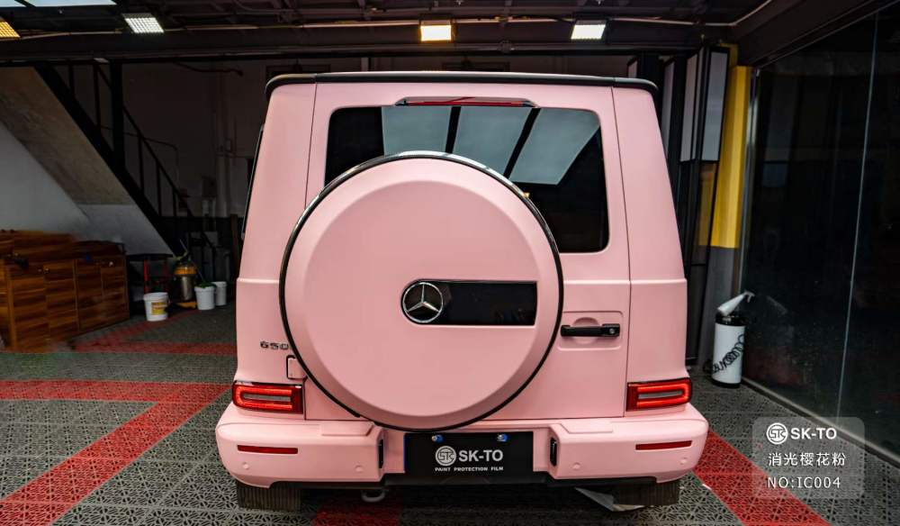 skto改色膜奔驰g50消光樱花粉_腾讯新闻