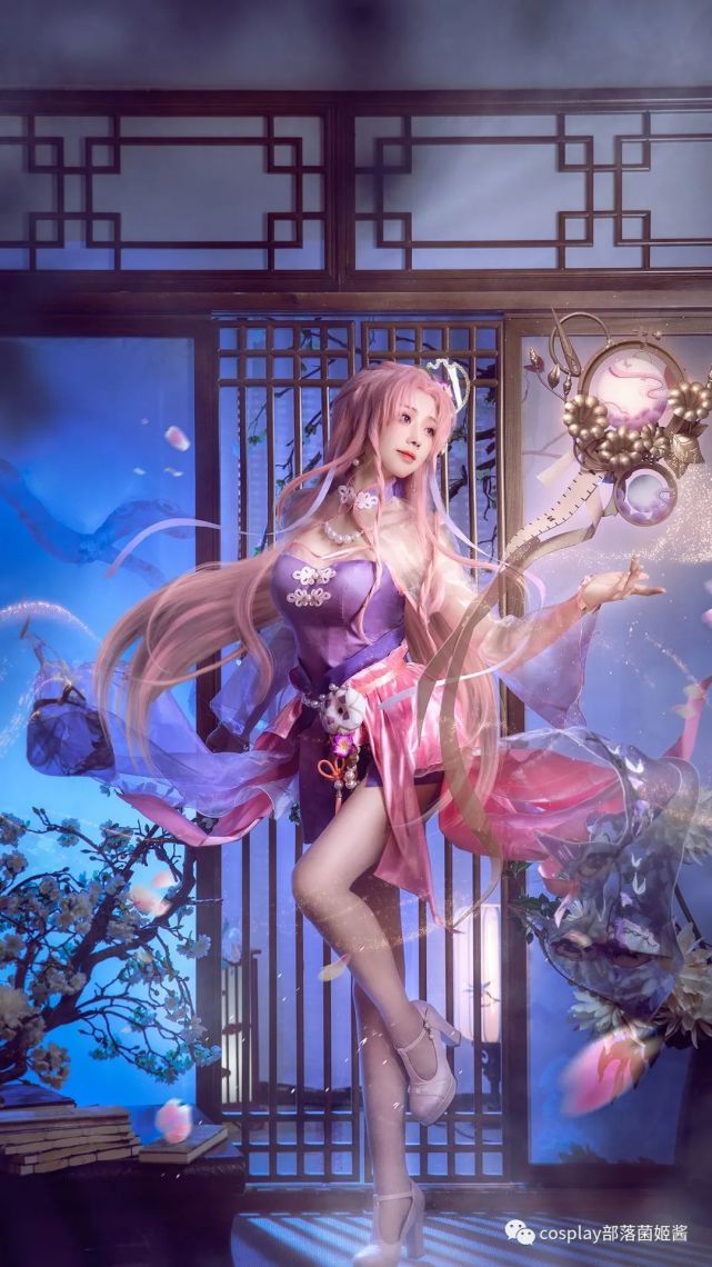 cos王者荣耀乞巧织情王昭君cos正片走路摇