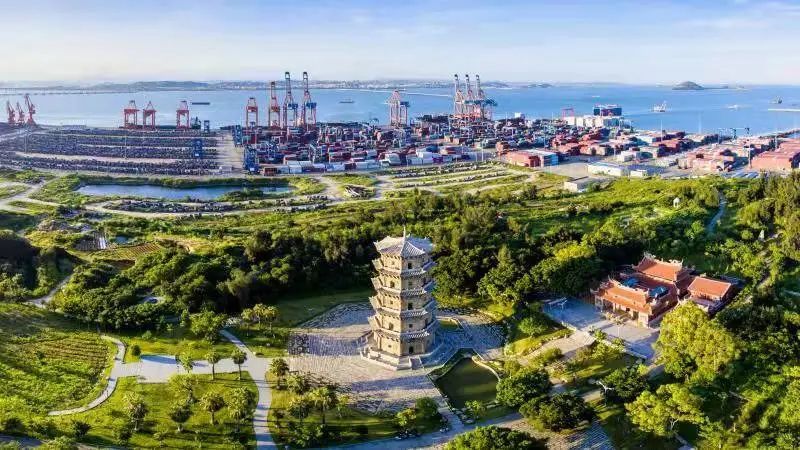 位于石狮市蚶江镇石渔村的泉州港石湖作业区.