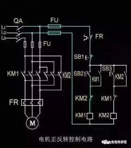 5,兩臺電動機順序啟動,逆序停止電路.