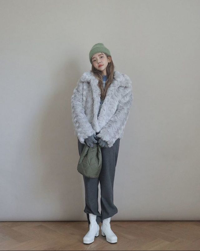 毛毛鞋 毛毛外套=冬季最暖穿搭cp!好看炸了!