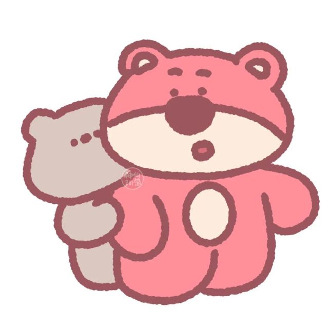 头像丨美少女专属草莓熊可爱头像