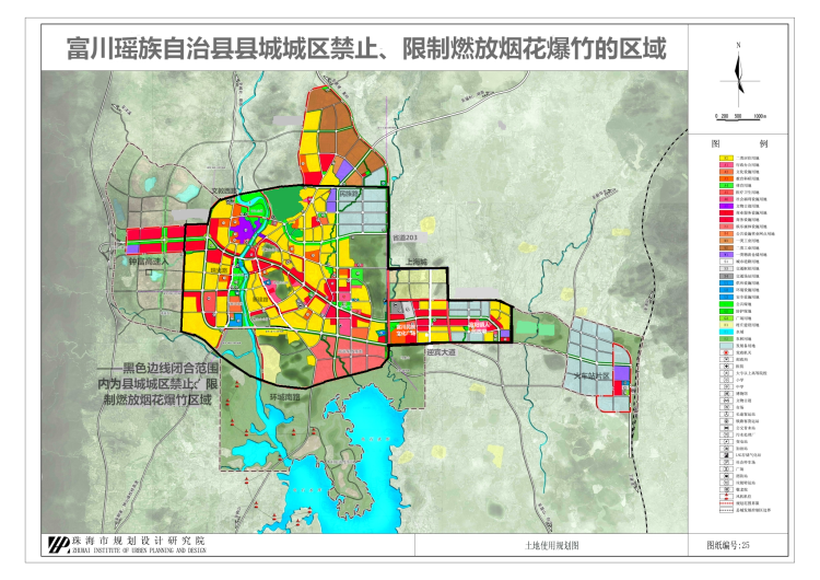 限放區域為:富川民族廣場;新永社區的燈樓;陽壽社區的牌坊燈樓,南門外