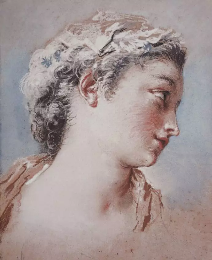 欧洲艺术家洛可可派代表弗朗索瓦布歇素描作品欣赏