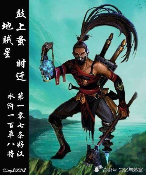 《水浒传》梁山一百零八将之鼓上蚤时迁