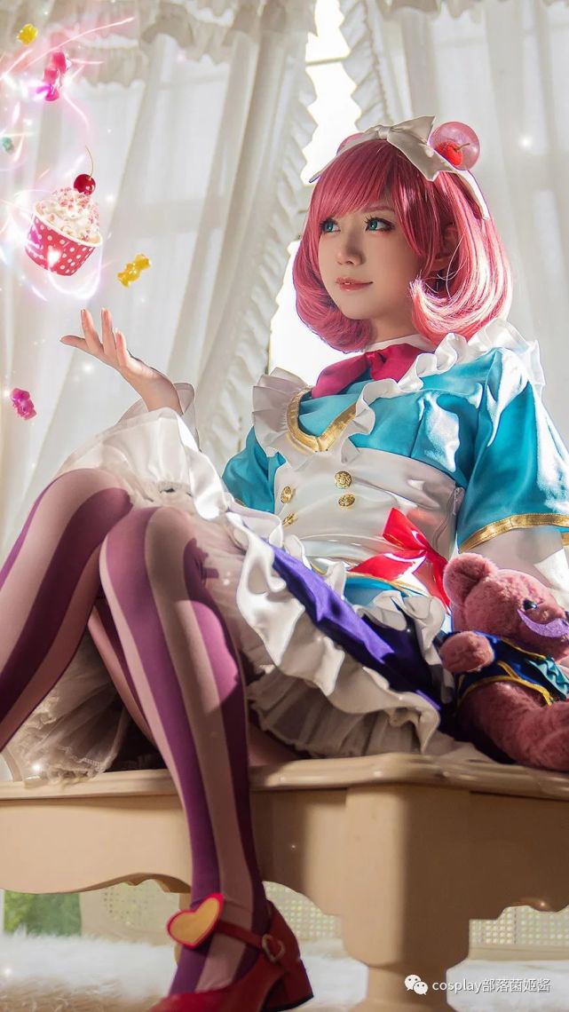 cos英雄联盟咖啡甜心安妮cos正片千莫