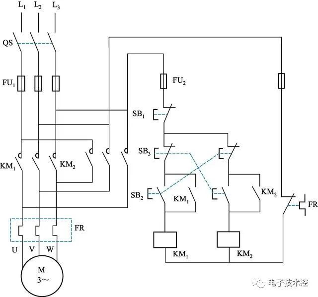 电气基本控制电路图 7种三相异步电动机电路 腾讯新闻