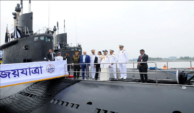 图片:孟加拉国海军的035g型潜艇