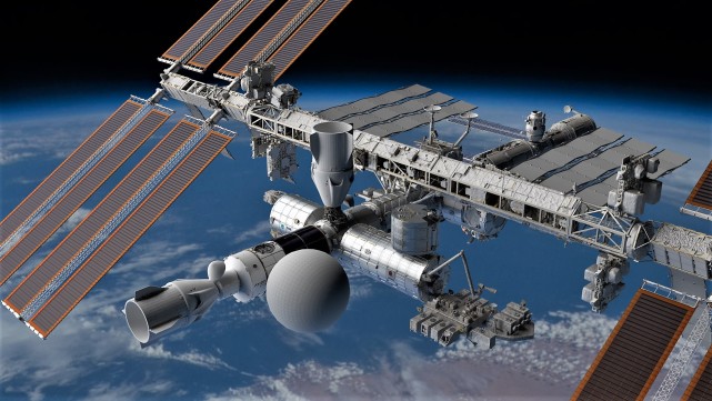 enterprise建造,并连接到 axiom 已经计划在空间站上安装的商业综合体