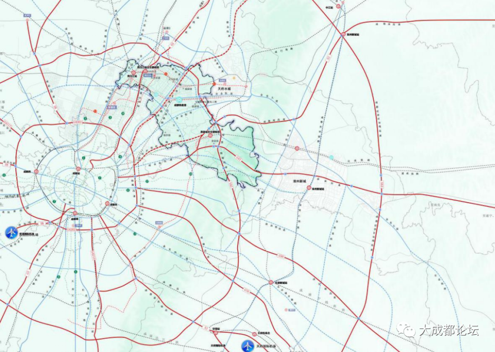 青白江区十四五综合交通运输发展规划征求意见稿包括轨道交通高快速