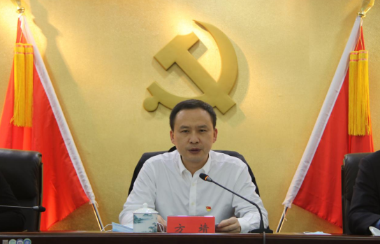 区领导余鹏,王伟胜,张宇晨参加会议.