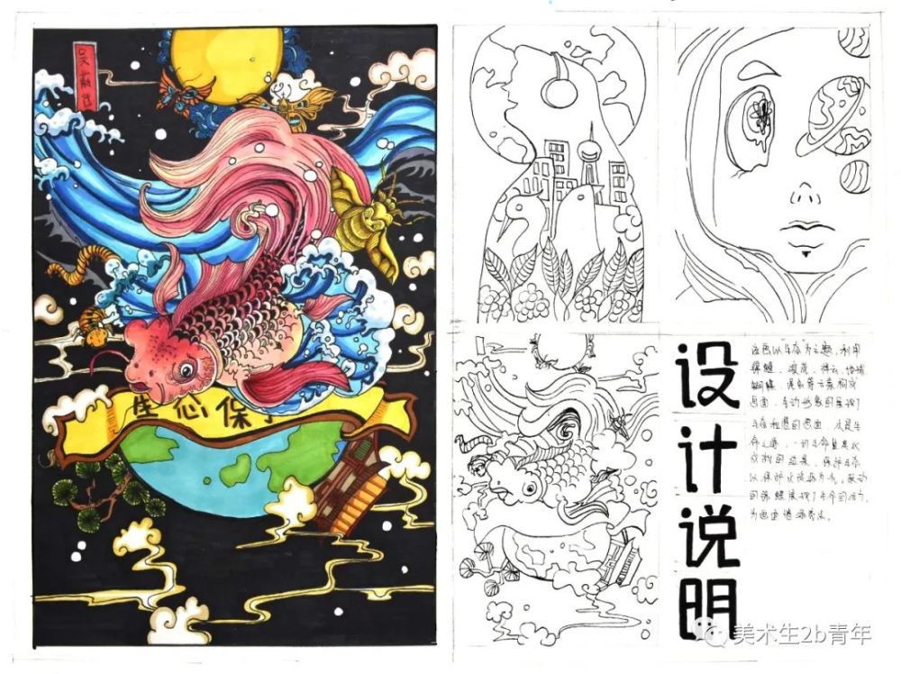 设计类创意速写到底考什么这一篇打通你任督二脉