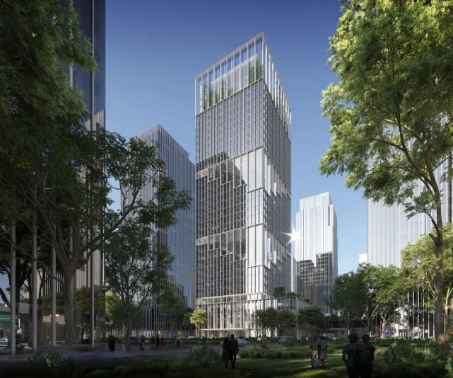 gmp建筑师事务所发布了赢得广州奇安信琶洲总部大厦设计竞赛