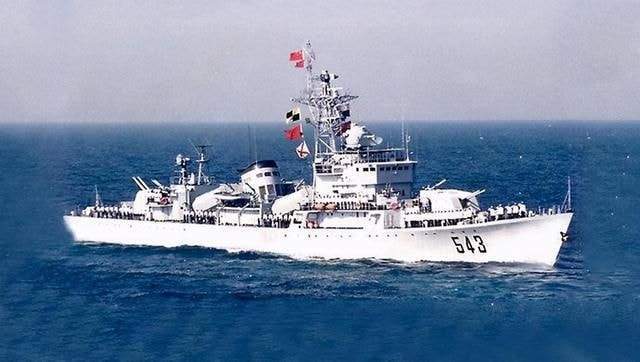 10艘053h1型护卫舰现役仅剩553韶关舰待拆那艘或是545临汾舰