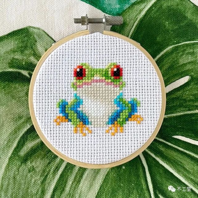 可爱的动物图案十字绣