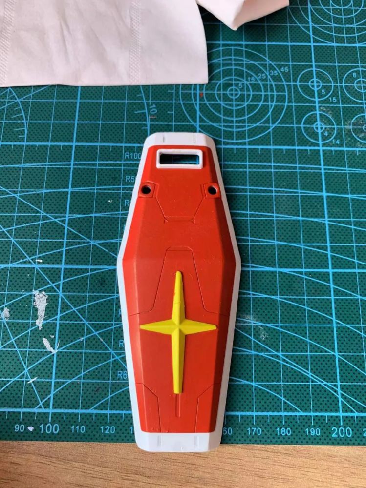 纯手涂高达配色手机壳diy