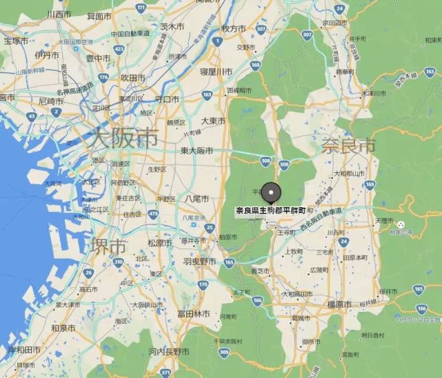 奈良的地位位置