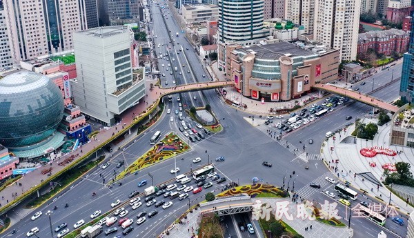 城市景观台再升级徐家汇天桥连廊二期正式开放