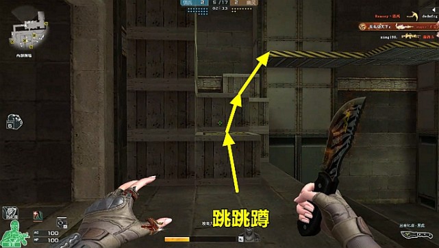 【cf】新生化金字塔"内部刑场"路线图,快速跳箱子上点是关键