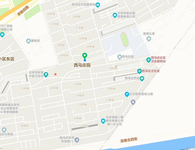 北京市通州區永順鎮西馬莊小區1,2,3,5號住宅樓建設規模 20986.