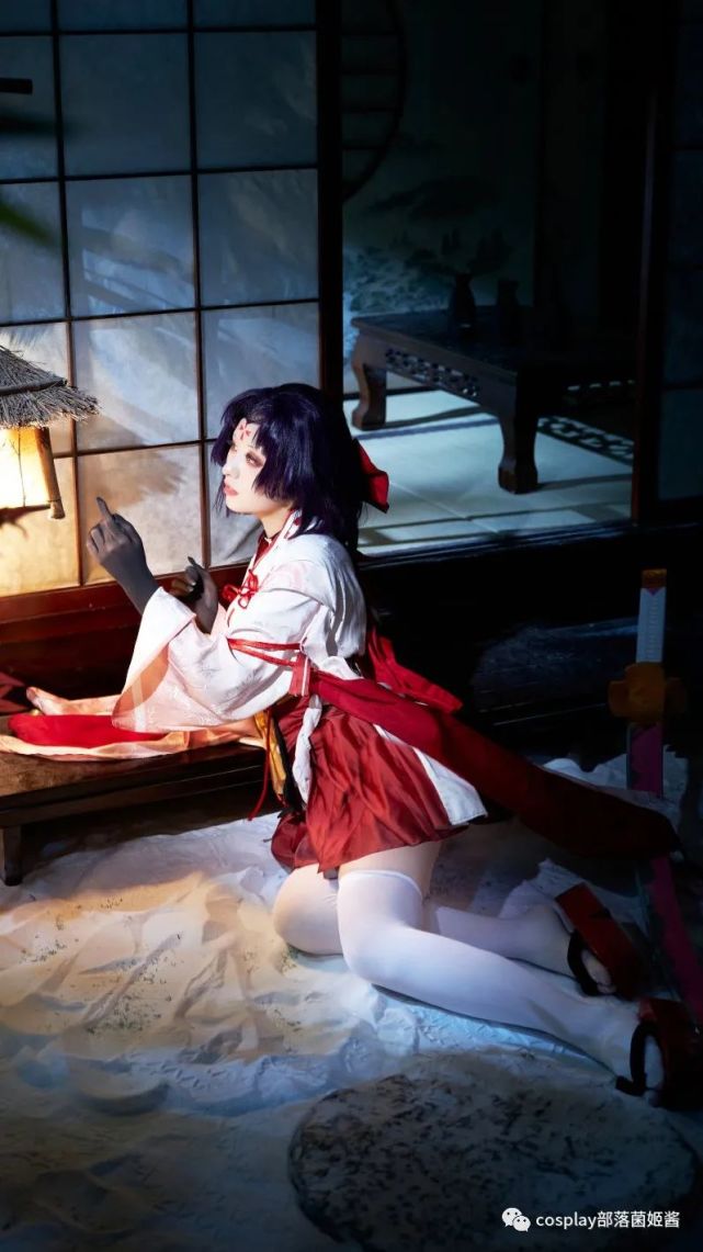 cos:阴阳师妖刀姬cos正片@外星嫣子