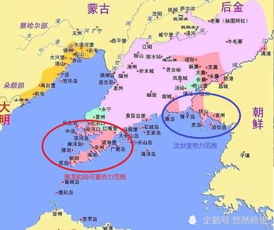 明末东江镇地图图片