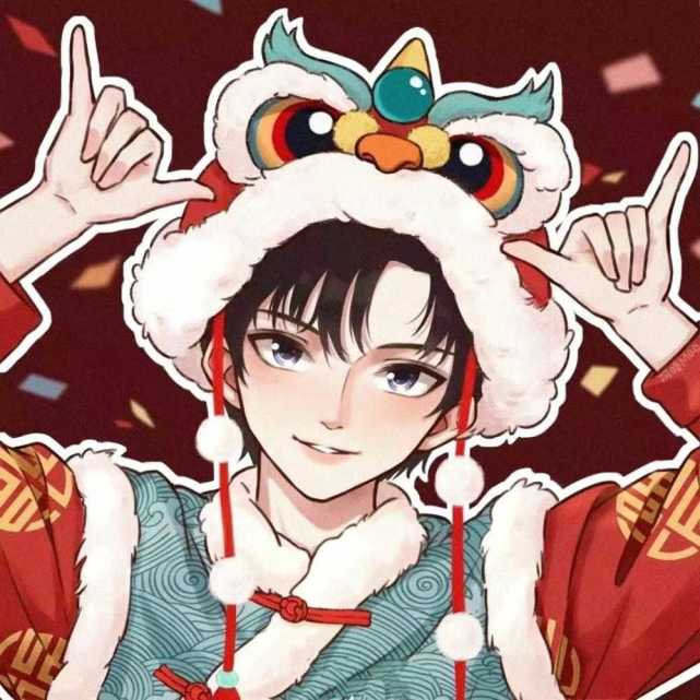 红红火火火火红红 超喜庆的过年情侣头像