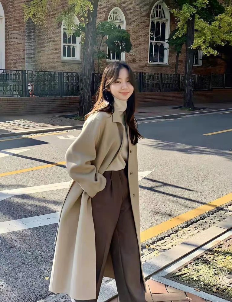 冬日温柔风搭配太减龄清新柔美又养眼成熟女人必备的时尚穿搭